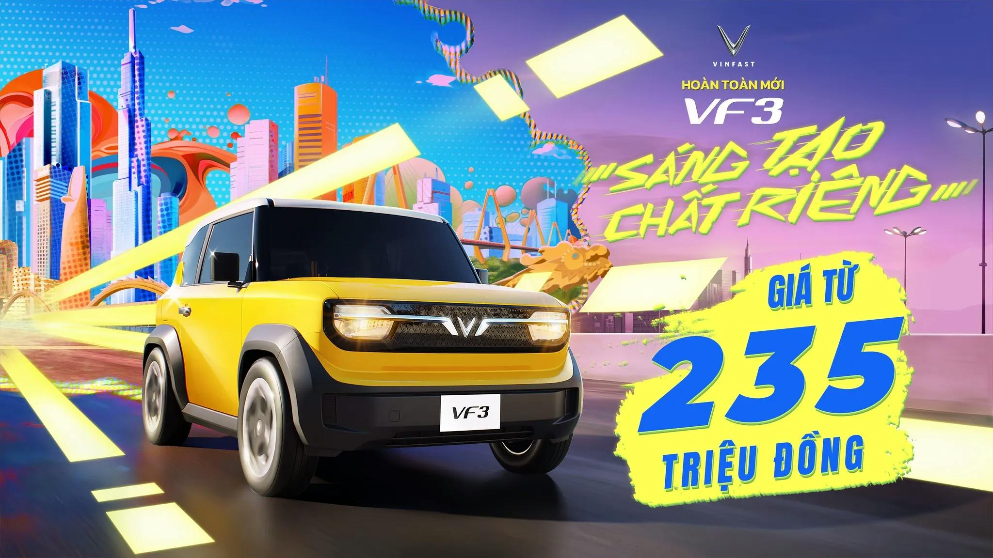 VinFast VF 3 nhận đặt hàng từ 235 triệu