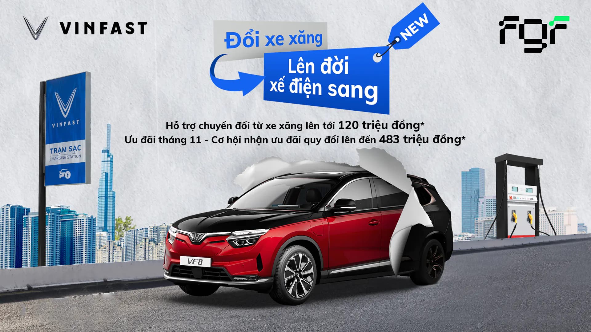 Thu cũ - đổi mới VinFast Fgf